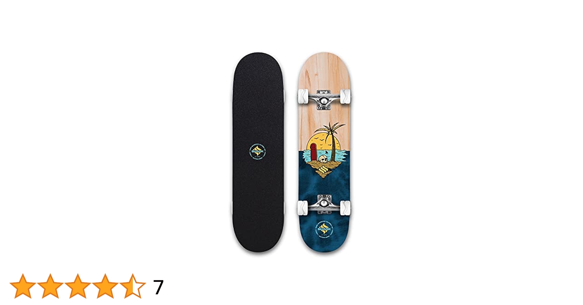 クルーザー　スケートボード　8.25 シャークウィール Amazon | Shark Wheel クルーザー スケートボード (サンセット