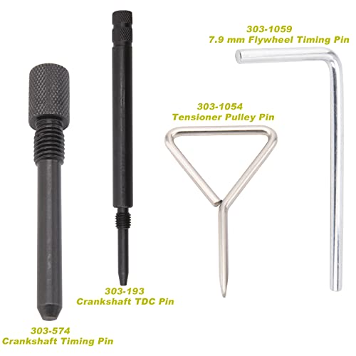 Engine Timing Tool Kit Compatible With Ford Mazda 1.4 1.6 1.8 2.0 Di/Tdci/Tddi Escoboost 1.6 Ti-Vct 1.5/1.6 Vvt Camshaft Flywheel Locking Tool, Engine Cam Holding Tool 303-1555 303-1550 303-1097 #TOP6