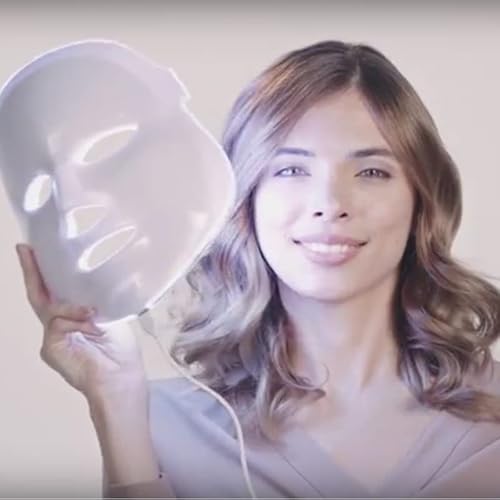 Led Face Mâsk Light Therapy | 7 Color Skin Rejuvenation Therapy Led Photon Mâsk Light Facial Skin Care Anti Aging Skin Tightening Wrinkles Toning Mâsk (For Face & Neck). #TOP7