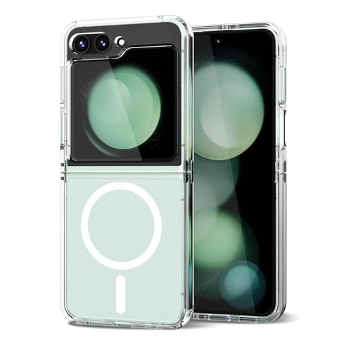 Coque Galaxy Z Flip 5 Magsafe transparente fine pour protéger votre téléphone au quotidien