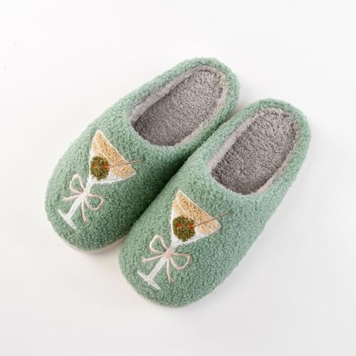 Cozy Halloween Slippers for Women House Fuzzy Slippers Winter Warm Shoes - image 6