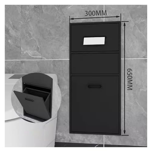 Niche de douche en acier inoxydable étagère encastrée noire pour salle de bain et cuisine - 2