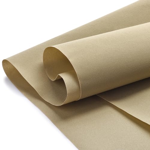 Waterproof Canvas Fabric - 58' Wide 600D Upholstery Polyester Material - Durable Nylon Indoor Outdoor Water Resistant Fabric for Furniture Cover Cushion Home Awning Tent (Birch, 1 Yard)