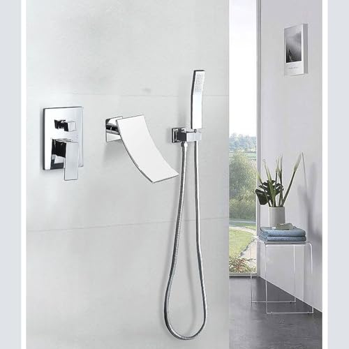 Robinet de baignoire cascade mural pour une salle de bain style spa - 3