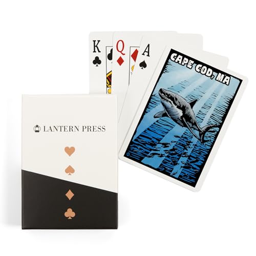 Baraja de Cartas Póker Cape Cod Gran Tiburón Blanco