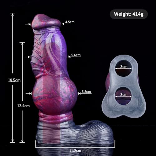 Fundas para pene de lobo monstruo extensor de silicona para retrasar eyaculación 2
