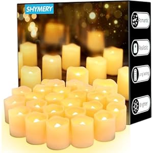SHYMERY Flameless Votive Candles