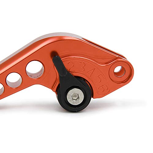 CNC Short Brake Clutch Levers for 1090 Adventure/R 2017 / Adventure 1050 2016/690 /SMC/SMCR 2014-2017/690 Enduro R 2014-2017 - Orange by AnXin - Image 7