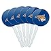 GRAPHICS & MORE Montana State University Primary Logo Cupcake Picks Toppers Decoration Set of 6