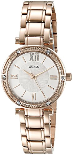 [QX] GUESS rv Women's Analog Display Quartz Rose Gold Watch NH[c U0767L3 fB[X ysAiz