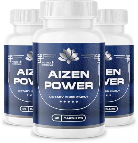 Natures NutriWave AizenPower Capsules Original Formula Non-GMO Stimulant-Free | Made in the USA | 60 Capsules 3 Month Supply