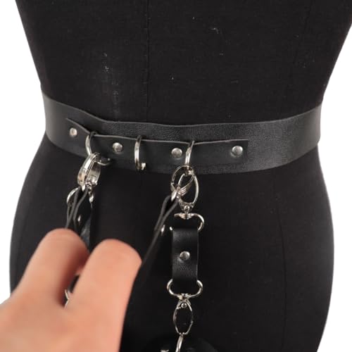 Ensemble bracelet et sangle polyvalent confortable réglable noir élégant
