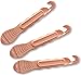 Bicycle Tire Lever - Premium Hardened Plastic Levers to Repair Bike Tube - Must Have Tool Kit for Road Bicyclist - Set of 3 - 4 Colors Available (Black / Silver / Gold / Pink)