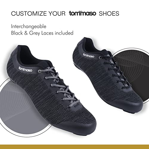 Tommaso Strada Aria Ready-to-Ride Mens Peloton Cycle Shoes—Road Bicycles & Indoor Cycling Shoes for Bikes with Delta Cleats—Explore Mens Bike Accessories—Firm Laces—Size 9US—42EU by Tommaso - Image 6