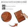 LETEULO Womens Crossbody Bag Leather Handmade Shoulder Bag Clutch Wristlet Handbags Purse