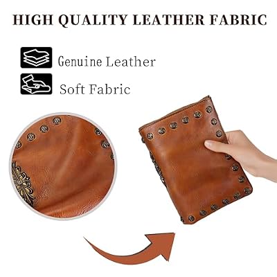 LETEULO Womens Crossbody Bag Leather Handmade Shoulder Bag Clutch Wristlet Handbags Purse