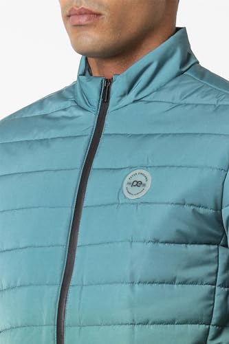 Image of Peter England Men's Nylon Standard Length A-Line Coat