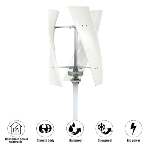 3000W Low Speed Wind Turbine Generator 12 V-48 V Kit Turbina Eólica 3 Lâminas Gerador de Energia Eól