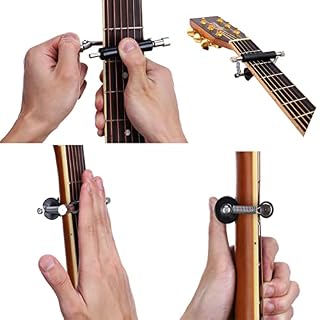 SLDMJFSZ Capodastre Guitare,2 pièces Capodastre de Guitare Acoustique et électrique pour ukulélé, Guitare électrique… - Les Beatles, Paul McCartney, John Lennon, RIngo Starr, George Harrison SLDMJFSZ Capodastre Guitare,2 pièces Capodastre de Guitare Acoustique et électrique pour ukulélé, Guitare électrique… – Image 7