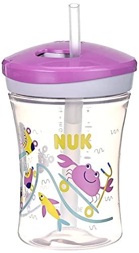 NUK Juego de 3 en 1 para aprender a beber con taza de entrenamiento (6 + meses), taza de...