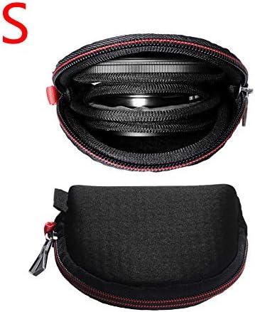 DASNTERED Camera Filters Case Bags for Round Filters, Zipper Travel Diving Cloth Lens Filter Pouch Carrying Case, Durable Protective Case Bag for Photography Camera Filters(size:S)