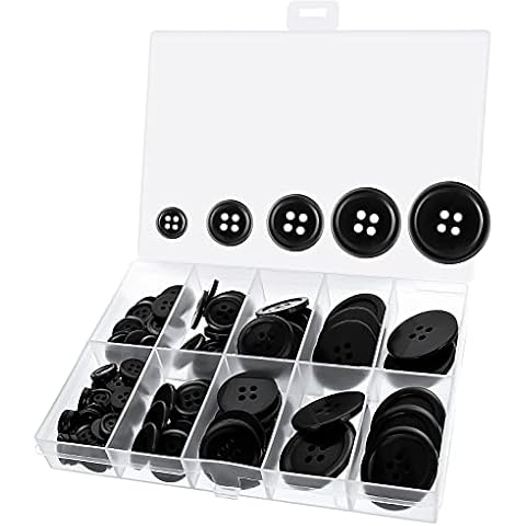 Boutons en Plastique Noir Lusofie Cover