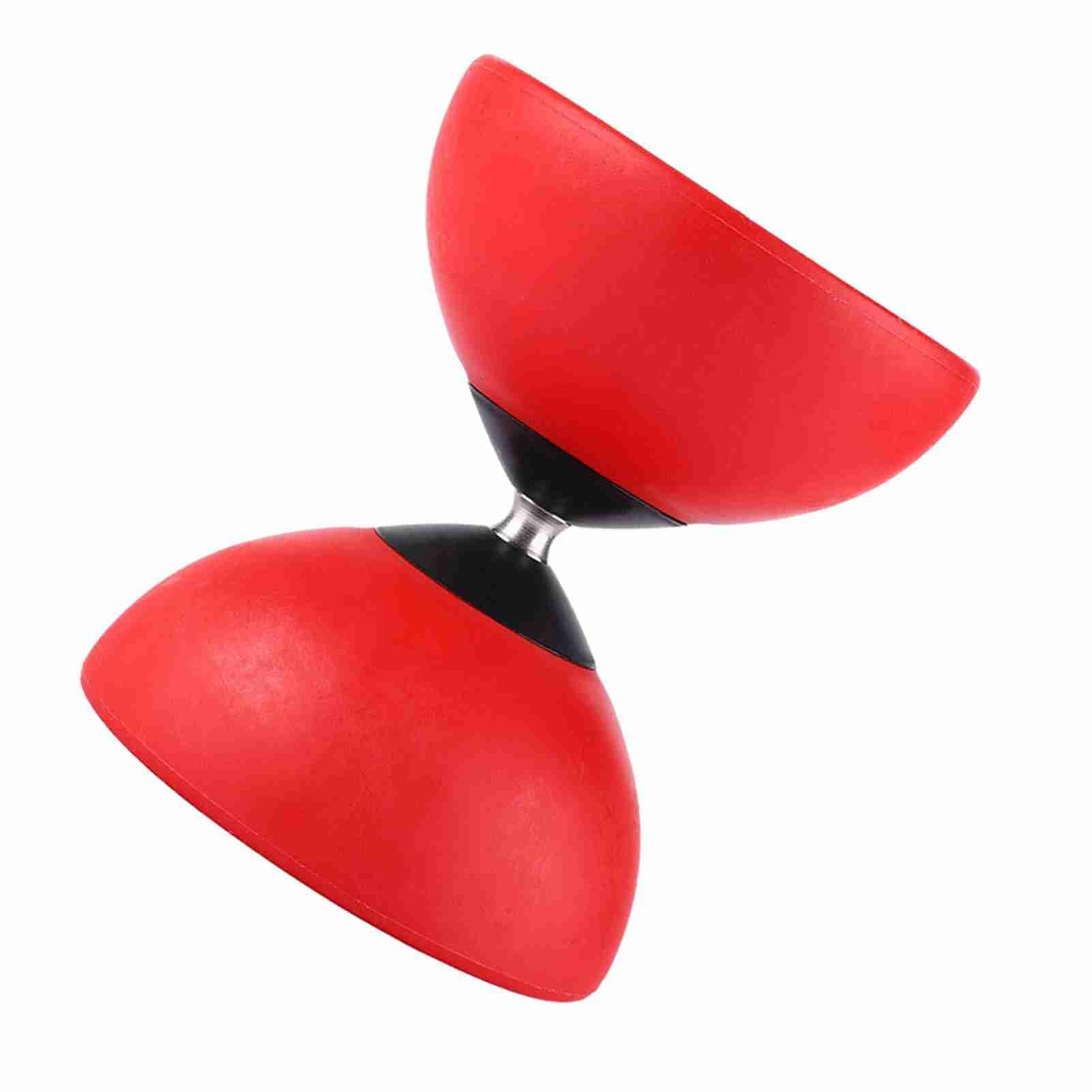 Diabolo Triple Roulement Yoyo Chinois avec Diablolo Colorées rouge jeux
