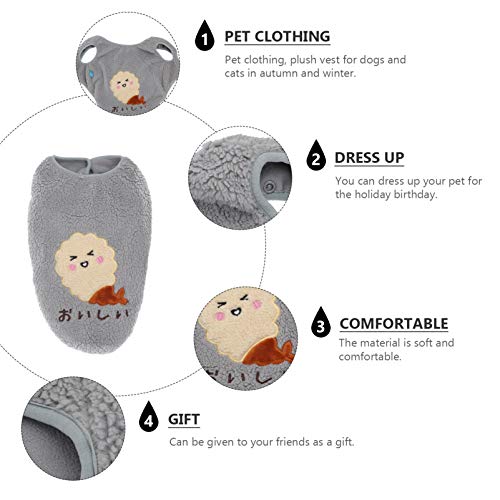 ULTECHNOVO Inverno Cão Colete Quente Pet Vestuário à Prova de Vento Perímetro Casaco Natal Quente Ga