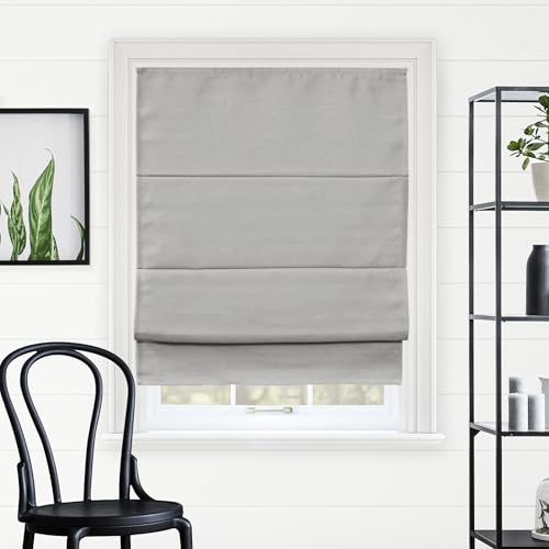 image for CHICOLOGY Roman Shades for Windows, Blackout Window Treatments for Hom