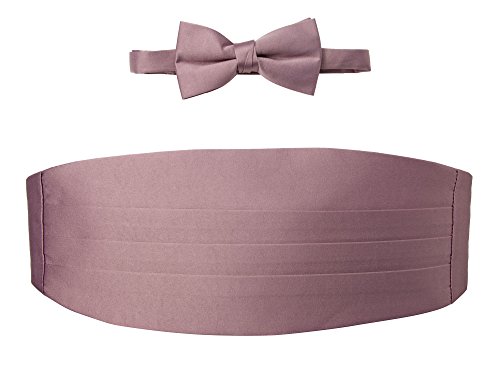Spring Notion Men's Cummerbund and Bow Tie Set Quartz