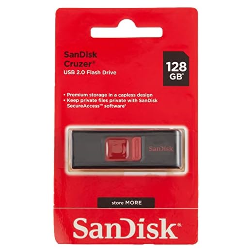 SanDisk Cruzer 128GB USB 2.0 Flash Drive (SDCZ36-128G-B35)
