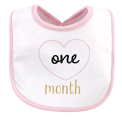 Image of Hudson Baby Unisex Baby Cotton Bibs, Hello World, One Size