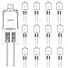 Produktbild Trubuyware G4 12V 10W Halogen leuchtmittel, 12 Stück Halogen G4 10W Warmweiß 2700K, klare Kapsel 2 polige Stiftsockellampe Dimmbar für Dunstabzugshauben, Schränke, Tischlampen, Deckenleuchten