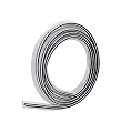 Frost King ES184W Weatherseal Replacement, 1/2In Wide x 3/4In Thick x 7Ft Long, White