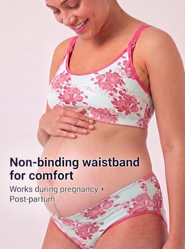 Image of Inner Sense Organic Cotton Bamboo Maternity Panties After Delivery