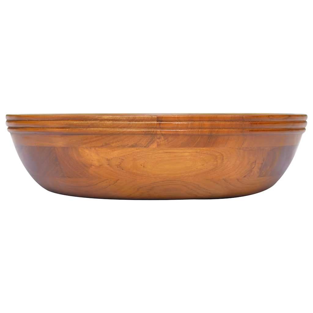 vidaXL Umywalka z drewna tekowego, Φ40x10 cm