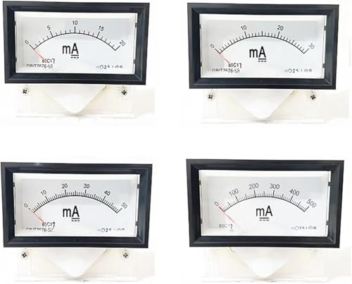 Ampèremètre 85C17-mA analogique 0-100mA pour mesure de courant CC