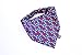Patriotic 4th of July Scrunchie Dog Bandana, Handmade Red, White, and Blue Elastic Dog Bandana, Independence Day Stars and Stripes Pet Neckwear (Paws and Stars, X-Large)