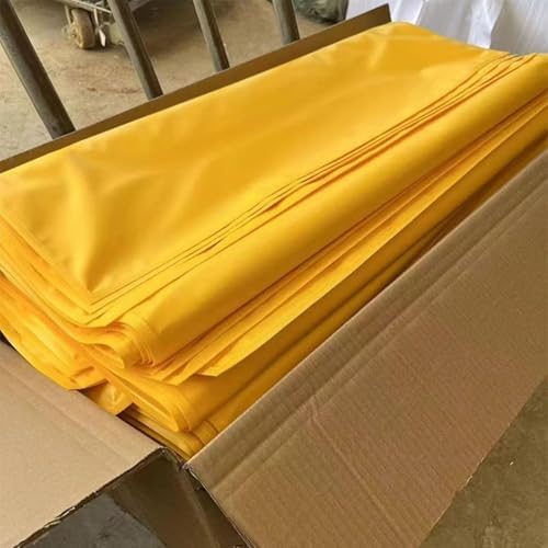 Yellow Insulation Blanket with 2 Clips - 400/1000V Electrical Safety Mat for Substations & Transformers - High Voltage Resistance (0.4KV - 40x50cm/15.7x19.7in)