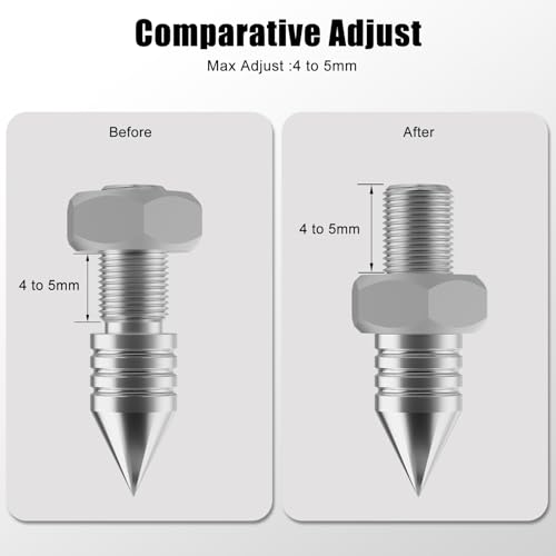 Image of Monosaudio Speaker Spikes, 4 Pcs HiFi Speaker Anti-Vibration Spikes (Without Spike Pad), Isolation Spikes Stand Foot for Speaker, Subwoofer, Amplifier, CD DVD Player(M10)