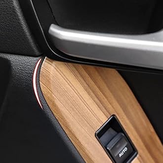Wooden Texture Door Handle for Toyota Land Cruiser Prado 150 Window Lifting Panel Lc150 2010-2022 Interior Design Upgrade Accessories Fj150 Armrest (Dark Button Panel)