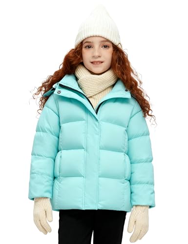 Image of ZSHOW Girls' Lightweight Puffer Jacket Warm Hooded Quilted Outerwear Jacket