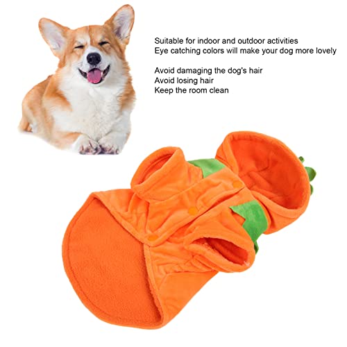 Halloween Pumpkin Dog Clothes Funny Hoodies Pet Festival Costume Clothes Pumpkin Halloween Costume M - Image 4
