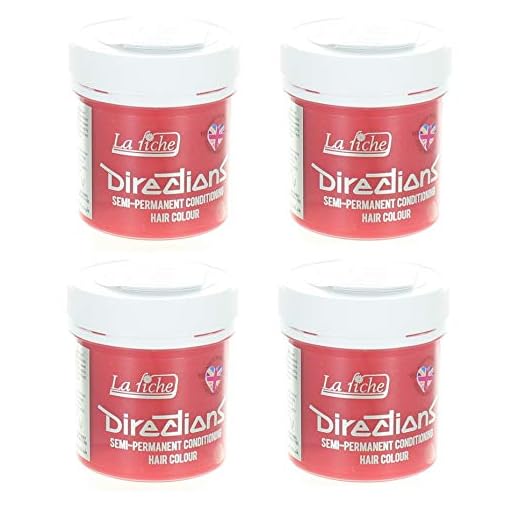 La Riche Directions Coloration capillaire semi-permanente x4 Pack- Pêche