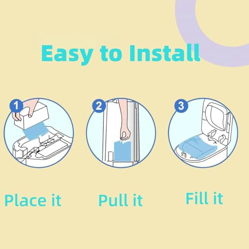Image of Diaper Easy Roll Refill Bags，90 Lavender Scented Diaper Pail Refills，Holds Up to 4200 Newborn Diapers，Superior Odor Control，Compatible with Genie Easy Roll Signature & Platinum Pails
