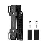 BV 合金ボトルケージアダプター、調節可能なハンドルバー/シートポストマウント、ブラック(ケージホルダーストラップ)。