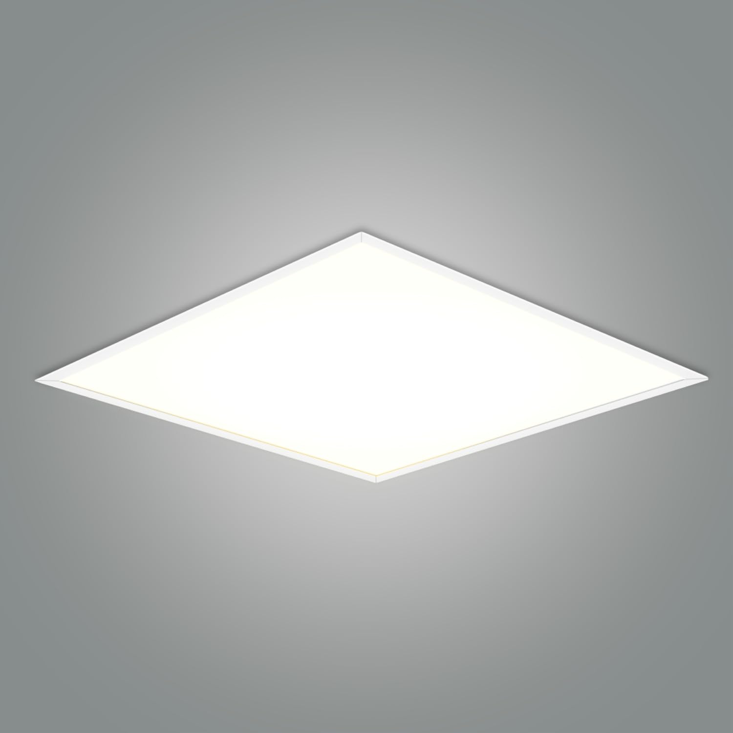 18x LED Panel rahmenlos 62x62cm 40W 3000K warmweiß 4000lm 100 Lumen/Watt flimmerfrei UGR<22 Einbau Rasterleuchte Einlegeleuchte Deckenleuchte Odenwalddecke OWA 620x620x32mm