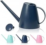 Bamworld Watering Can for Indoor Plants Long Spout Watering Cans for Garden Plants Indoor Outdoor Small Water Can for House Flower 1.8L 60oz 1/2 Gallon(Deep Blue)