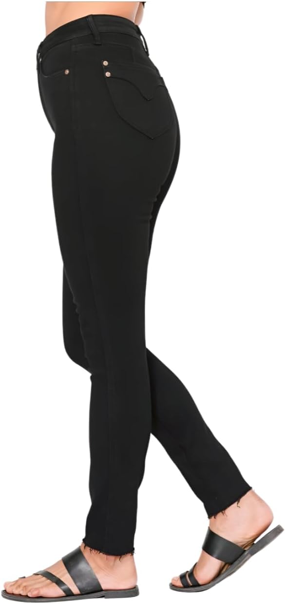 Judy Blue Tummy Control Skinny Jeans in Black