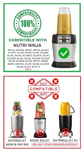 Recipiente de repuesto compatible con Nutri Ninja 24 oz miniatura 2